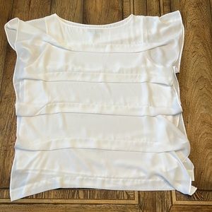 White Banana Republic blouse
